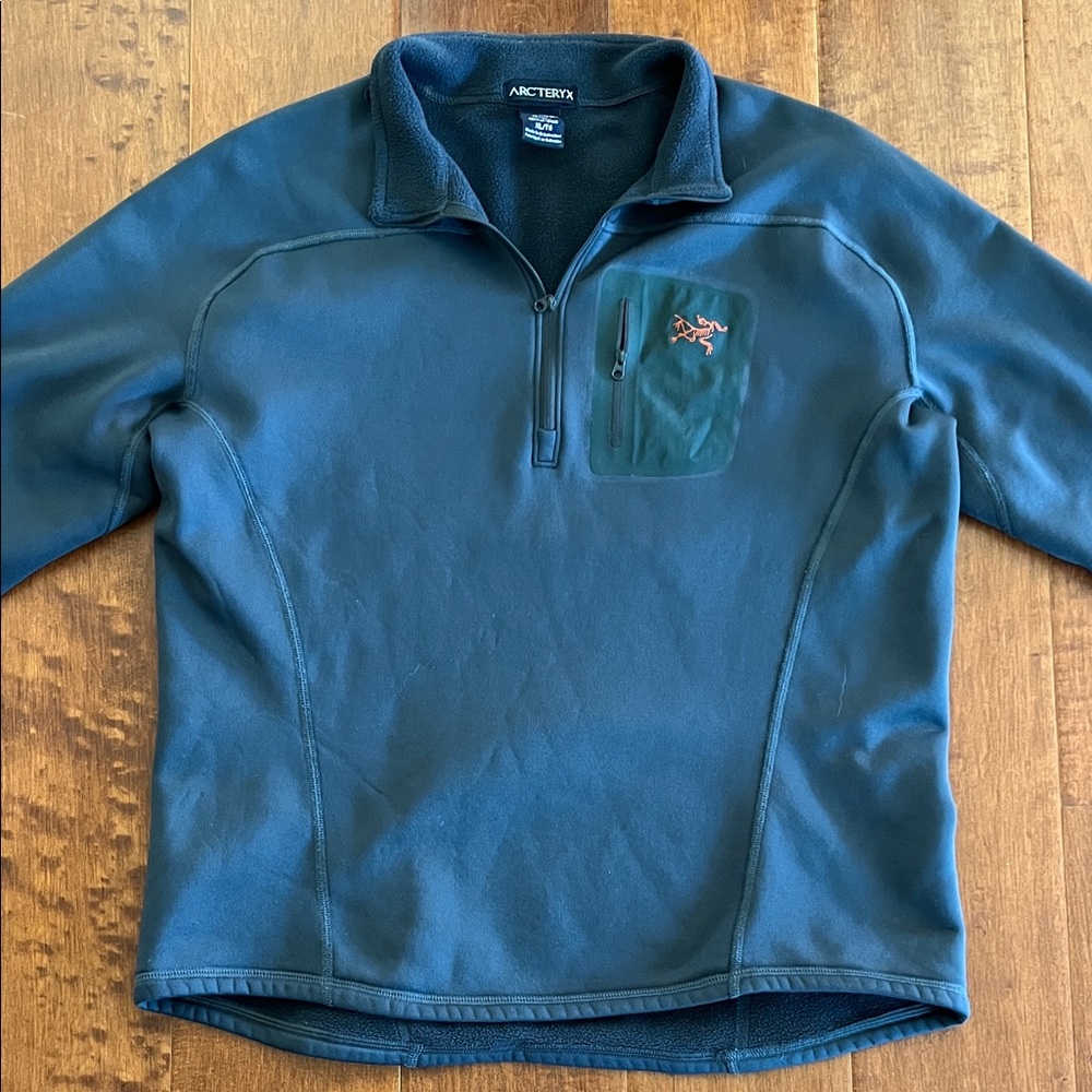 Arc'teryx Blue POLARTEC Quarter-Zip Sweatshirt
